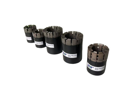 BQ NQ Impregnated Diamond Core Drill Bits Smooth Surface