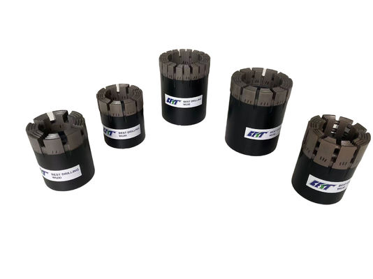 BQ NQ Impregnated Diamond Core Drill Bits Smooth Surface