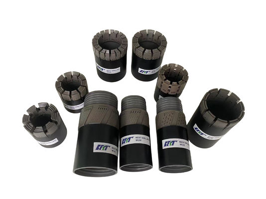 Male Female Impregnated Diamond Core Bit Cylindrical BQ NQ