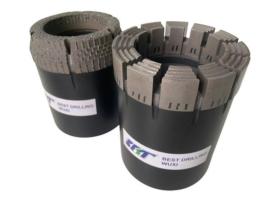 NQ3 HQ Surface Set Diamond Core Drill Bit For Mineral Drilling And Exploration