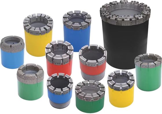 Precision Engineered Impregnated Diamond Drill Bit Efficient Drilling Aq Bq Nq Hq Pq