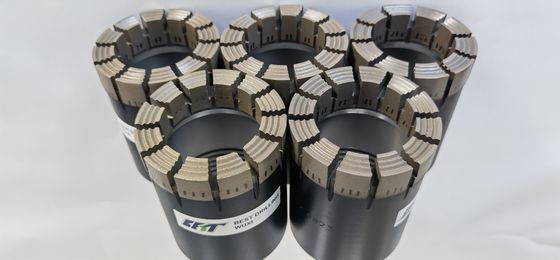 47.7mm-122.3mm Impregnated Diamond Core Drill Bits Mining Exploration
