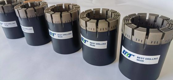 High Heat Resistance Impregnated Diamond Core Bit Bq Nq Hq For Geological Drilling