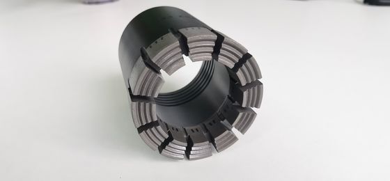 Aq Bq Nq Hq Pq Impregnated Diamond Drill Core Bit For Geological Survey Or Mining Exploration