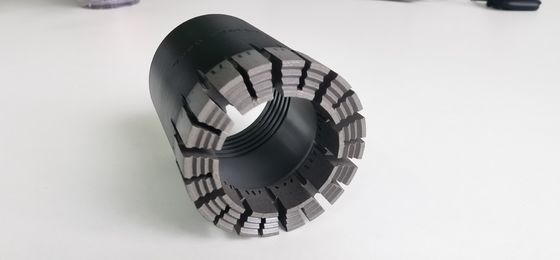 Aq Bq Nq Hq Pq Impregnated Diamond Drill Core Bit For Geological Survey Or Mining Exploration
