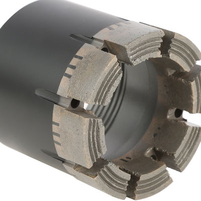 Filler And Diamond Segment Various Waterways DCDMA Standard Diamond Core Bit For Super Hard Rock