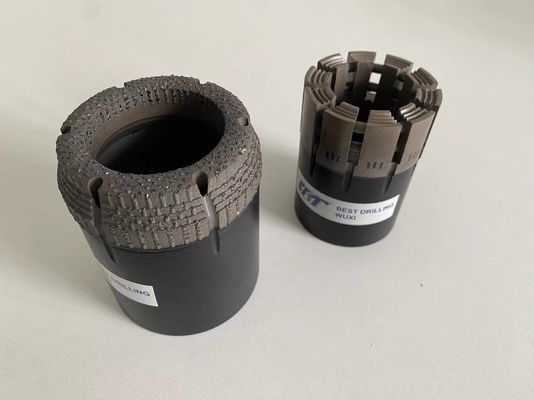 NQ3 Series Minimal Heat Generation During Drilling Surface Set Diamond Core Drill Bit