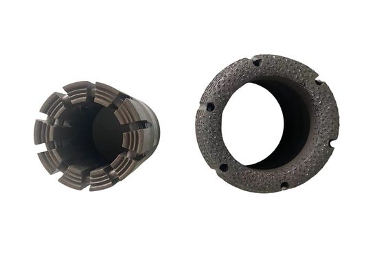 1-10 Inch Surface Set Diamond Core Bits For Rock Drilling Multi Layer Impregnation Cooling Lubrication