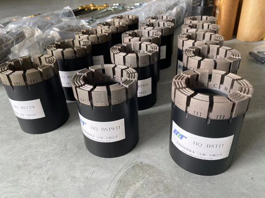 NQ HQ PQ Diamond Impregnated Drill Bit For Geological Drilling