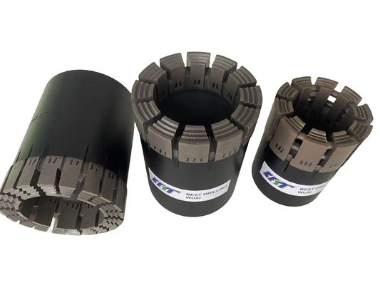 Wear Resistance Impregnated Diamond Core Bit Polishing Sandblasting